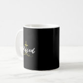 イエス賛美はクリスチャンの信仰イエスは宗教 コーヒーマグカップ (正面左)
