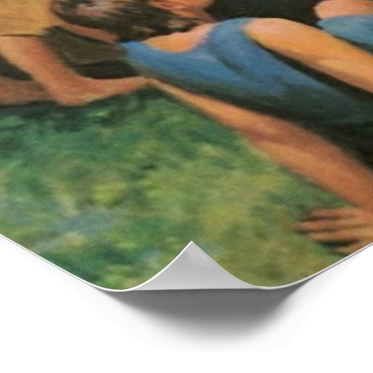 イエス賛美キリストの子供たち,ヴィンテージ宗教 ポスター (角)