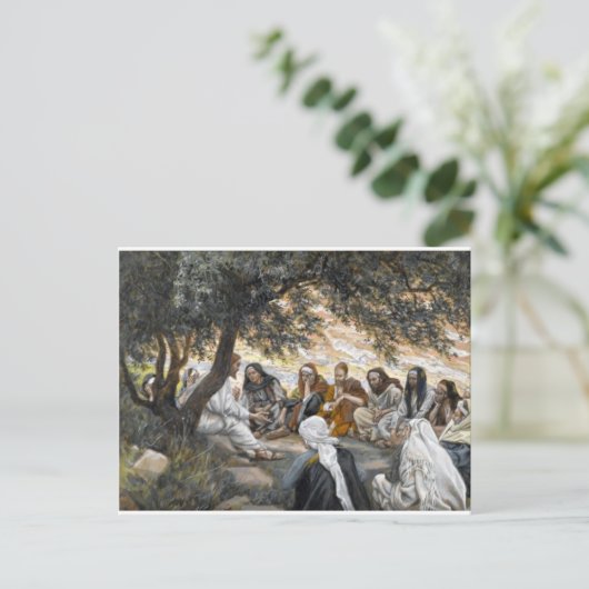 イエス賛美信仰の感動的キリスト ポストカード (スタンド正面)