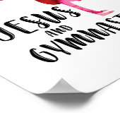 イエス走と体操の女の子 – アクロバティクス・パス ポスター (角)