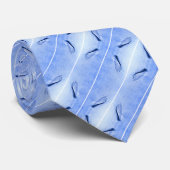 イエス足プリントアルマニシルクストライプ ネクタイ (ロール)