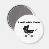 イエス転がと共に マグネット (正面/裏面)