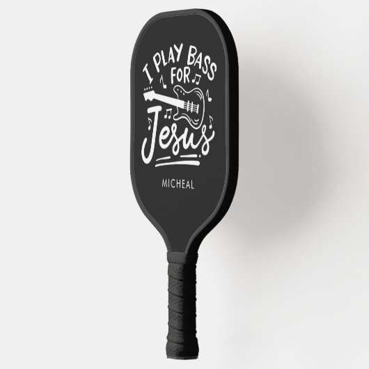 イエス遊クリスチャンギタリストのための私のベース ピックルボールラケット (左)