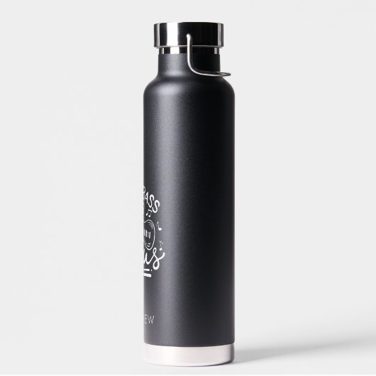 イエス遊ス・クリスチャンのためのバスギターパーソナライズされた ウォーターボトル (左面)