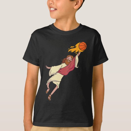 イエス遊様のバスケットボール Tシャツ (正面)