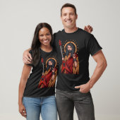 イエス遊様のヘビーメタルギター Tシャツ (ユニセックス)