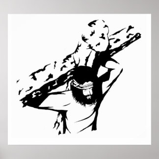 イエス運の十字架 ポスター