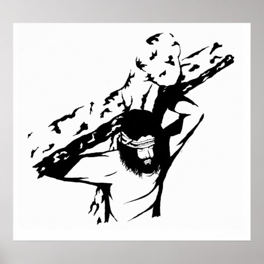 イエス運の十字架 ポスター (正面)