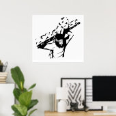 イエス運の十字架 ポスター (ホームオフィス)