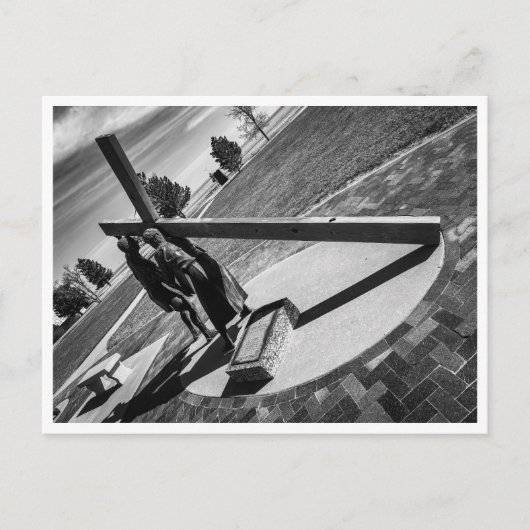 イエス運の十字架 ポストカード (正面)