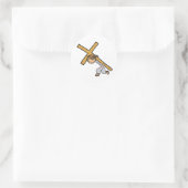 イエス運の十字架 ラウンドシール (バッグ)