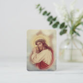 イエス運様のクロス祈りの言葉宗教的な神聖カード 名刺 (スタンド正面)