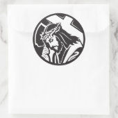 イエス運様の十字架 ラウンドシール (バッグ)