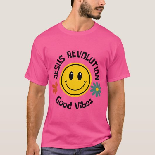 イエス革命グッドビベス Tシャツ (正面)