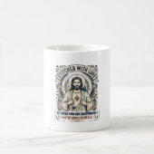 イエス預言終末論ヴィンテージTシャツクリスチャン コーヒーマグカップ (中央)
