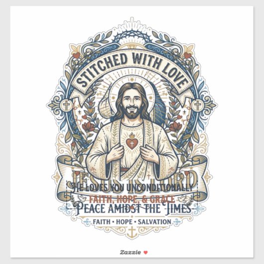 イエス預言終末論ヴィンテージTシャツクリスチャン シール (シート)