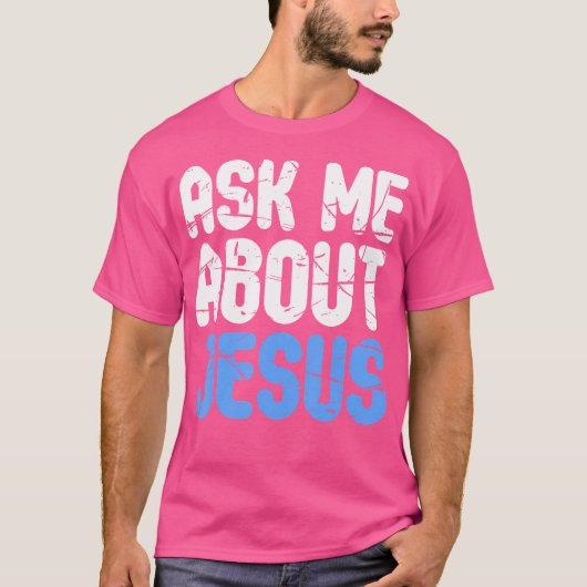 イエス頼クリスチャンについて Tシャツ (正面)