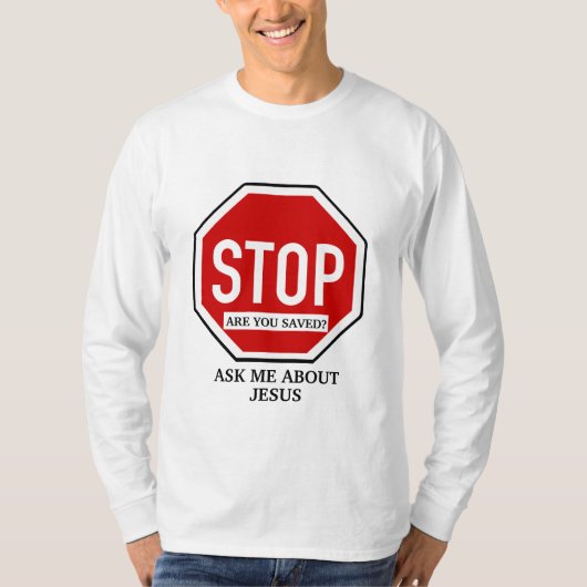 イエス頼クリスチャンの証人について Tシャツ (正面)