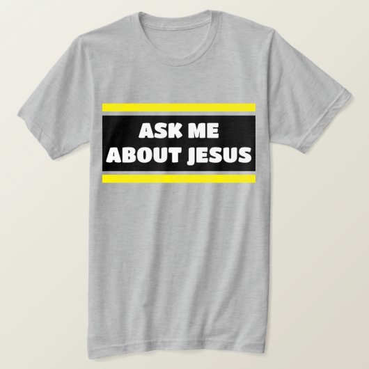 イエス頼福音主義Tシャツについて Tシャツ (デザイン正面)