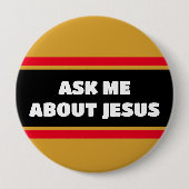 イエス頼福音伝道ボタンについて 缶バッジ (正面)