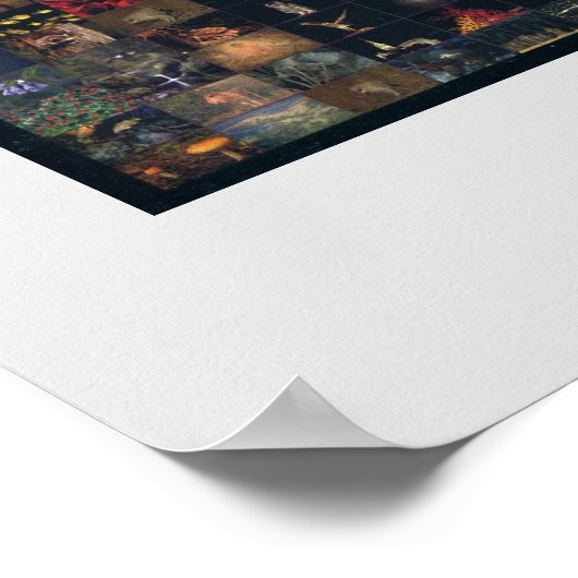 イエス顔Agrainofmustardseed.com ポスター (角)