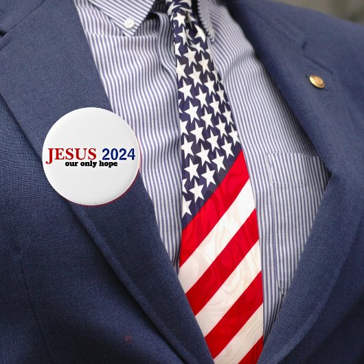 イエス2024私たちの唯一の希望大統領の 缶バッジ