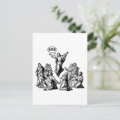 イエス、ちょっと待ってな LOL シャツ ポストカード (スタンド正面)