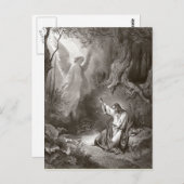 イエス・アゴニー・イン・ザ・ガーデン宗教的はがき ポストカード (正面/裏面)