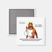 イエス:アメリカ自由主義のに向かって マグネット (正面/裏面)