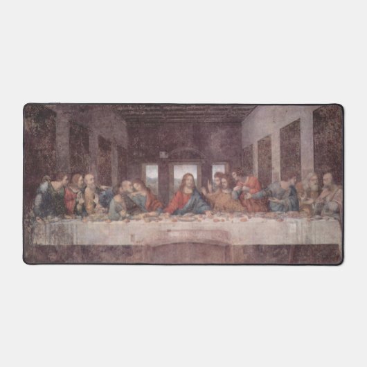 イエス「イェスワ」最後の晩餐、レオナルド・ダ・ヴィンチ デスクマット (正面)