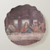 イエス「イェスワ」最後の晩餐、レオナルド・ダ・ヴィンチ ラウンドクッション (裏面)