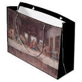 イエス「イェスワ」最後の晩餐、レオナルド・ダ・ヴィンチ ラージペーパーバッグ (裏面アングル)