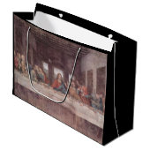 イエス「イェスワ」最後の晩餐、レオナルド・ダ・ヴィンチ ラージペーパーバッグ (正面アングル)