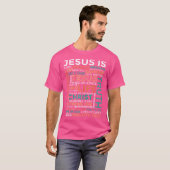 イエス・イエスの名前はクリスチャンである Tシャツ (正面フル)