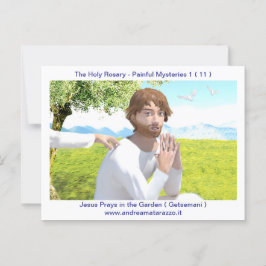 イエス・イン・ザ・ガーデン( Getsemani ) ポストカード