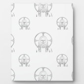 イエス・イン・シルバー フォトプラーク (正面)