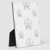 イエス・イン・シルバー フォトプラーク (側面)