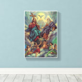 イエス・イン・スカイ キャンバスプリント (インサイチュ (ウッドフロア))