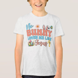 イエス・イースターのように愛してくれるバニーはいない トライブレンドTシャツ