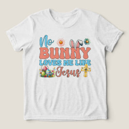 イエス・イースターのように愛してくれるバニーはいない トライブレンドTシャツ