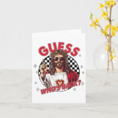 イエス・イースターの宗教おもしろい人Wの背景を推測する カード (黄色い花)