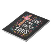 イエス・イースターの3つの日で多くの事が起こる ノートパッド (回転)