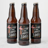 イエス・イースターの3つの日で多くの事が起こる ビールラベル (ボトル)