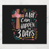 イエス・イースターの3つの日で多くの事が起こる ビールラベル (シングルラベル)