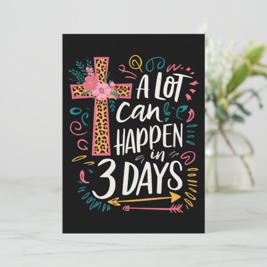 イエス・イースターの3つの日で多くの事が起こる 招待状 (スタンド正面)