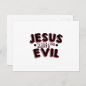 イエス・イースター4月の愚か者の日 シーズンポストカード (正面/裏面)