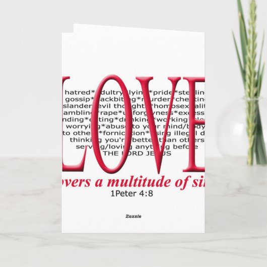 イエス・ウェプト カード (裏面)