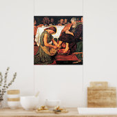 イエス・ウォッシング・ピーターの足(2) ポスター (キッチン)