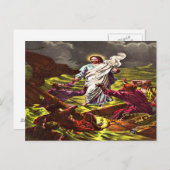 イエス・ウォークオン・ウォーター葉書 ポストカード (正面/裏面)