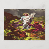 イエス・ウォークオン・ウォーター葉書 ポストカード (正面)